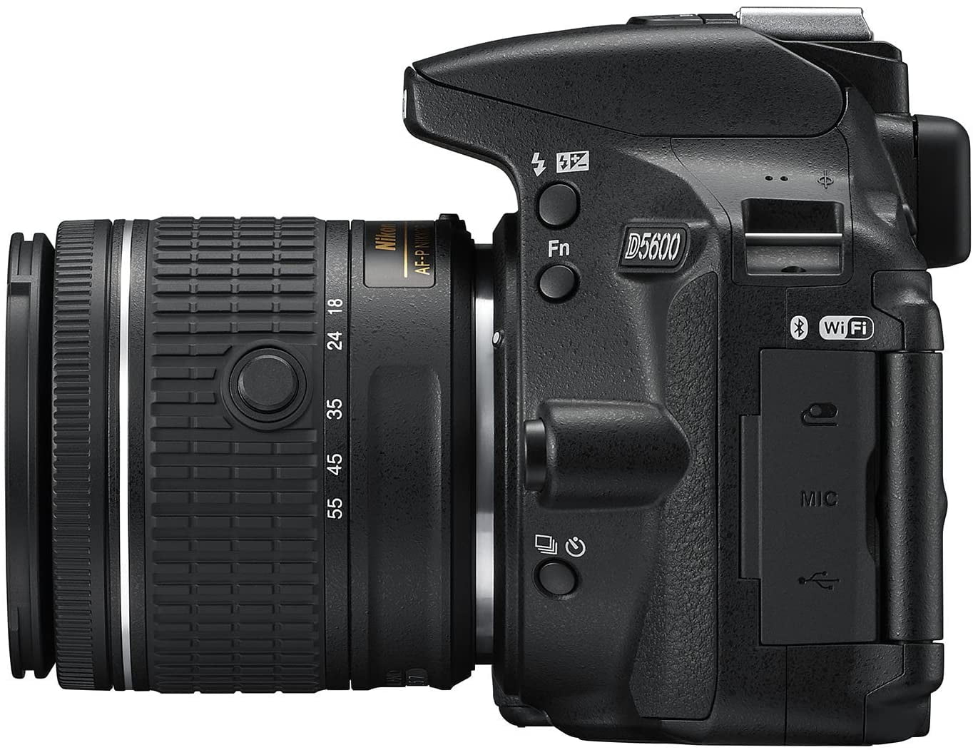 Nikon D5600 DSLR Camera with 18-55mm VR Lens + 64GB SDXC