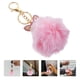 thumbnail image 2 of GOOHOCHY Llavero de bola mullida con perlas incrustaciones de cadena de llavero para el bolso de las mujeres / teléfono móvil / colgante del coche (rosa), 2 of 7
