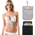 thumbnail image 2 of 2 Piezas Cinturón de Dinero para Viajes Mujeres Cartera con Sujetador Oculto Bolsas de Viaje Debajo de la Ropa Cartera Antirrobo Bolsillo Secreto para Pasaporte Dinero Tarjetas de Crédito Objetos de, 2 of 4