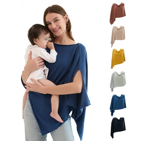 Momcozy Funda de Lactancia para Amamantar, Poncho Privacidad, Funda Multiusos para Cochecito, Incluye Bolsa de Lavandería, 1 Pieza