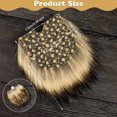 thumbnail image 2 of Dalrosia Gnome Beards for Crafting Easter Day Faux Fur Fabric Precut Gnomes Beards Handmade Wood Balls for Halloween Christmas Valentine's Day Independence Day, 2 of 5