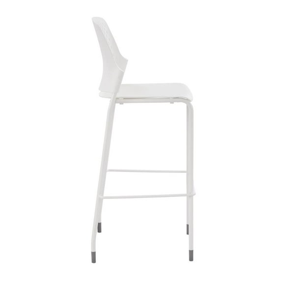 Next Bistro Chairs(2) in White - 20"L x 21.75"W x 46.75"H