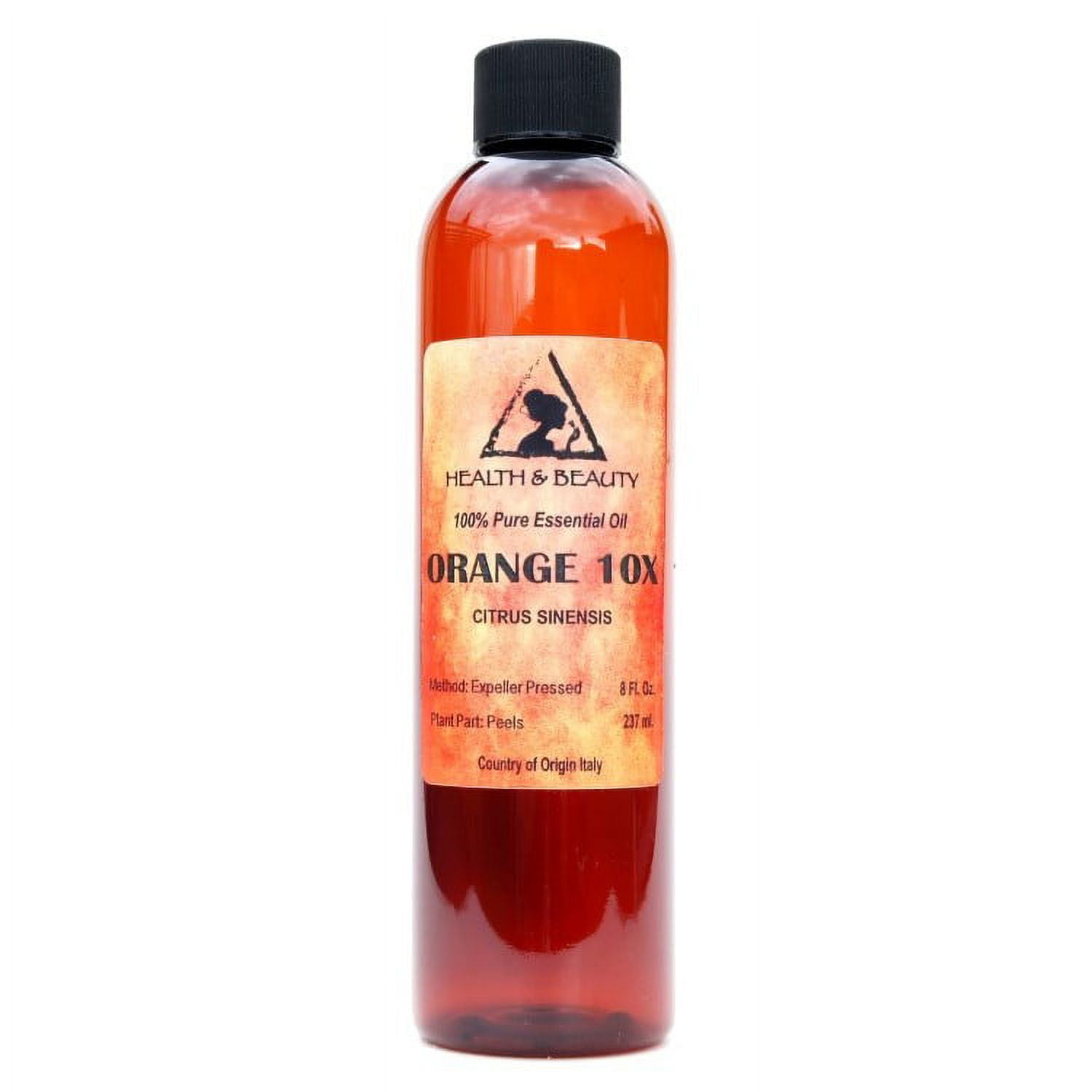 ORANGE 10X (10 FOLD) ESSENTIAL OIL ORGANIC AROMATHERAPY NATURAL 100% PURE 8 OZ
