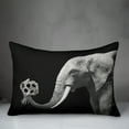 thumbnail image 3 of Creative Products Elephant Bouquet 20 x 14 Spun Poly Pillow, 3 of 3