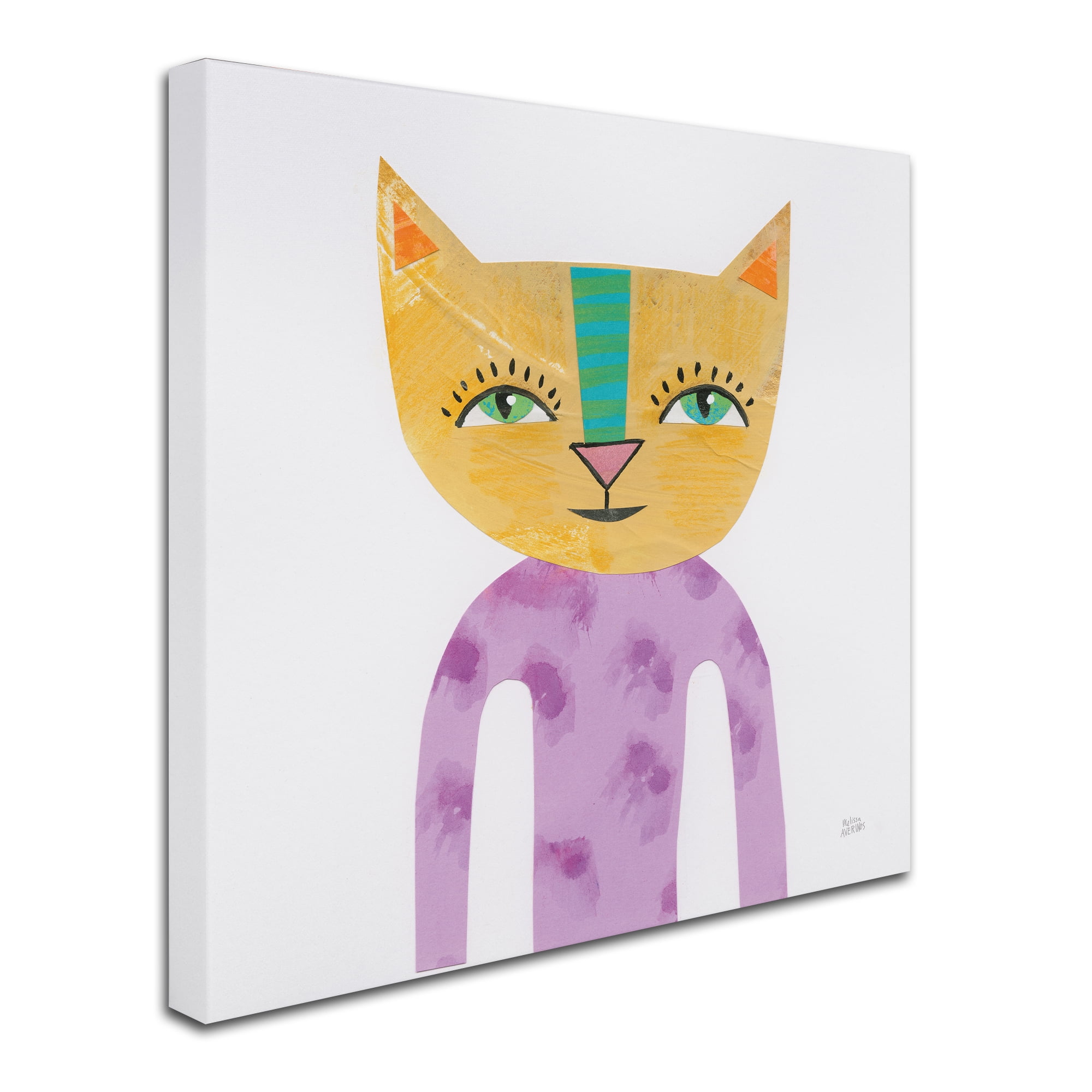Trademark Fine Art 'Cool Cats IV' Canvas Art by Melissa Averinos