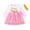 Hot Pink, variant on Vedolay Mini Skirt Girl's 2 Piece Outfits Cartoon Print Cami Top and Plaid Skater Skirt Set,Purple 12-18 Months