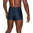 thumbnail image 2 of Under Armour Men's Tech 3-inch Boxerjocks 1-Pack , Academy Blue (408)/Royal Blue , Medium, 2 of 2