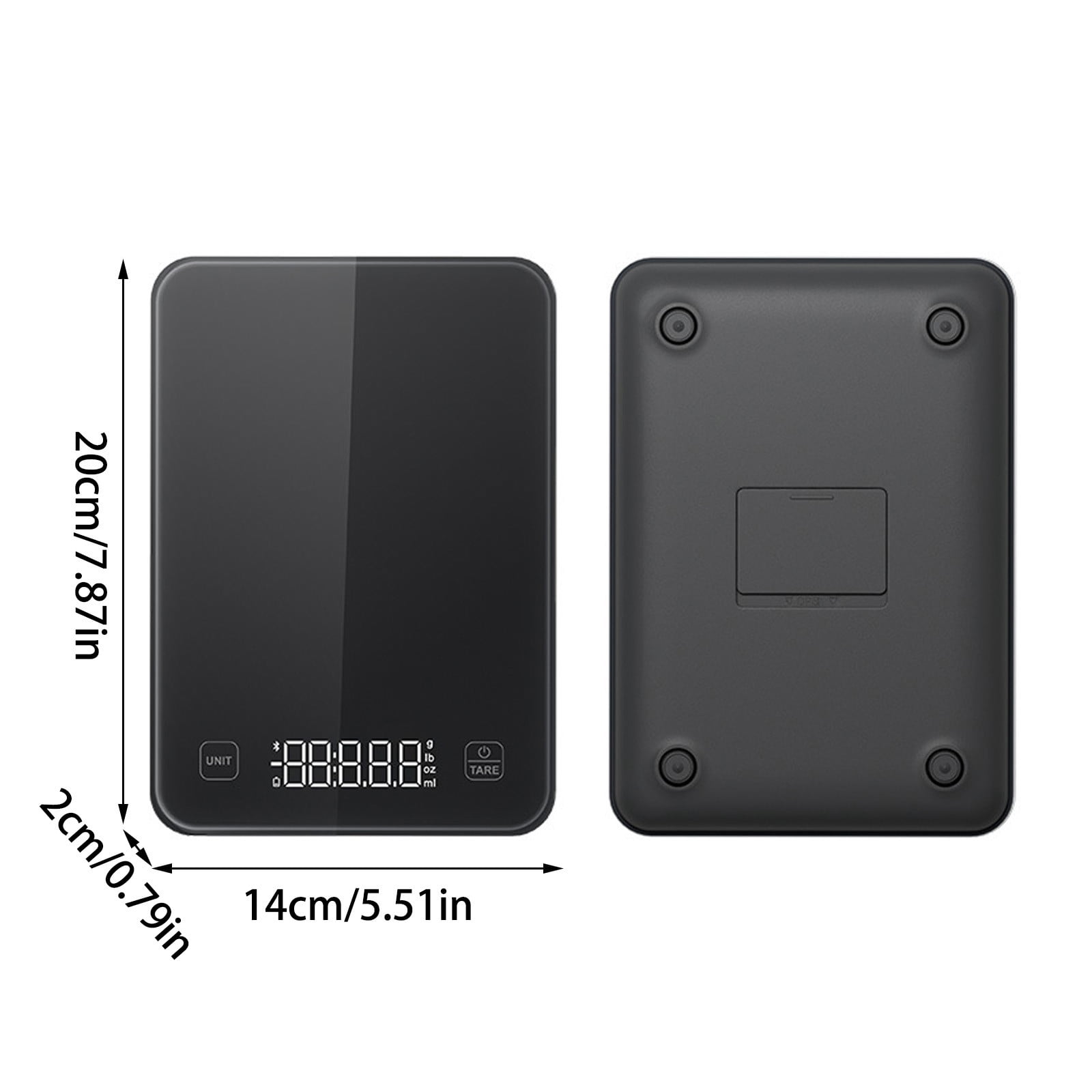 Smart Food Scale Digital Kitchen Scale with Nutritional Calculator App Precise Scale for Weight Loss,Calorie Counter,Macro Tracking,Baking, Cooking, Meal Prep,Fitness Healthy Eating