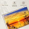 thumbnail image 6 of Elephant Stock Golden Lake Sunrise Wall Art - Horizontal Canvas Wall Art - Living Room Wall Decor - Photography Nature Canvas - Orange And Blue Decor - 39" x 26", 6 of 8