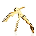 thumbnail image 1 of VALINK Gold Plated Corkscrew Double Hinge Waiters Wine Key Bottle Opener Party Bottle Opener, 1 of 6