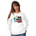 thumbnail image 4 of Smurfs Cute Smurfette How About a Hug Women Crewneck Sweatshirt Brisco Brands M, 4 of 6