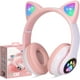 thumbnail image 1 of Auriculares inalámbricos TCJJ Cat Ears LED Light Up Bluetooth Auriculares plegables con gancho para la oreja con micrófono para aprendizaje a distancia en línea (Lady Pink) Ormromra HMKY129-2, 1 of 6