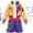 3-4 years-110, variant on Halloween Anime Cosplay Costume, Popular Singers Idol Stage Role Play Stage Costume Performance Outfits for Halloween Cosplay Dress Up