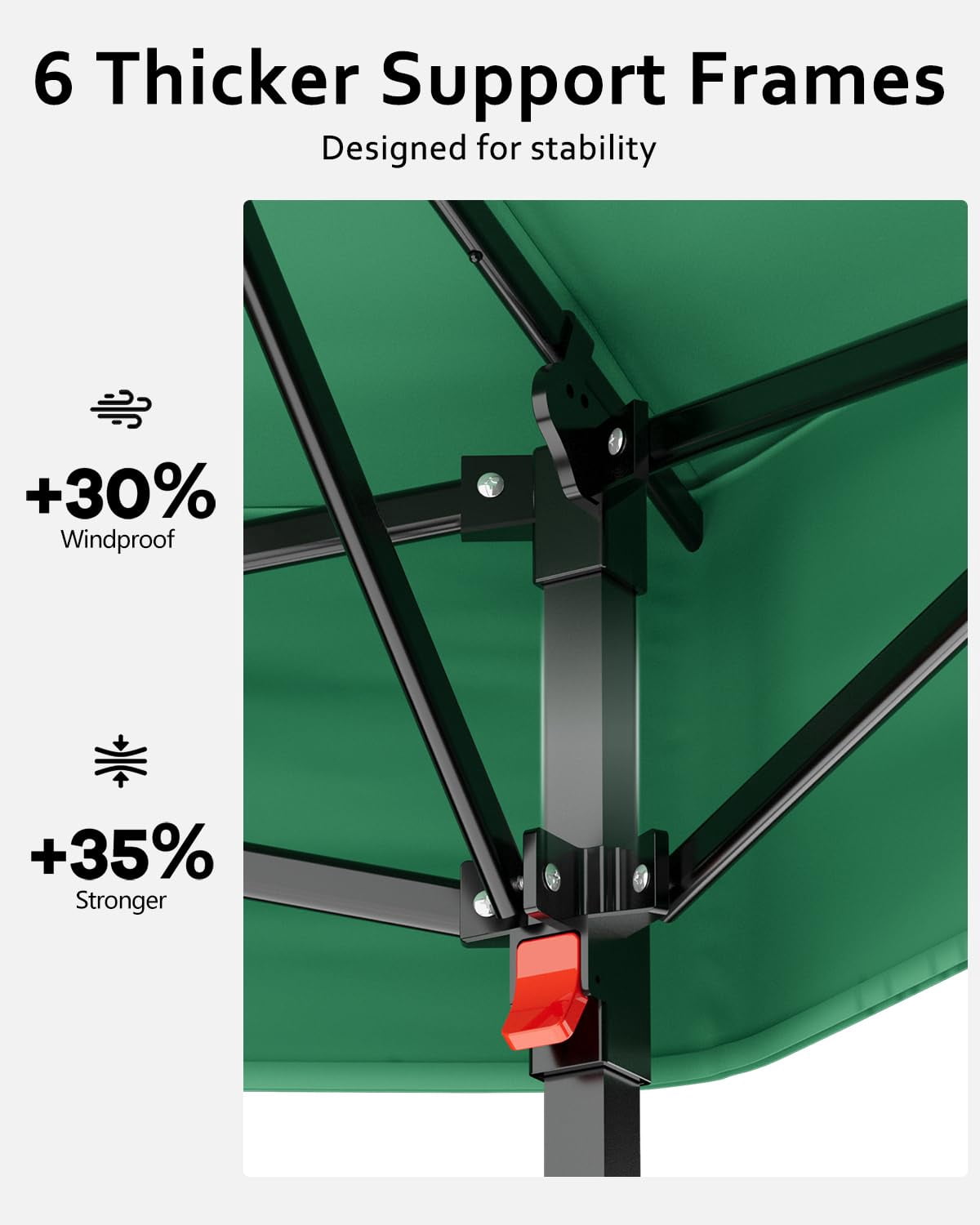 Luku 13'x13' Pop-Up Gazebo, Outdoor Hexagonal Patio Gazebo with Mosquito Netting, Instant Setup Canopy Tent with Strong Steel Frame and Sandbags, for Backyard, Gardens, Patio
