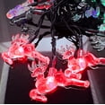 thumbnail image 3 of LINLIN Solar String Lights, 4.8m 20 Led Solar Fawn Shaped Light String Fairy String Light with 8 Modes Waterproof Solar Decoration String Lights for Christmas Party, 3 of 7