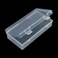 thumbnail image 3 of Rectangular Clear Plastic Storage Containers Box with Hinged Lid for Beads and Other Small Craft Items, 3 of 7
