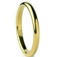 thumbnail image 5 of Tungsten Carbide Goldtone Men's Wedding Band Ring  2MM, 5 of 5