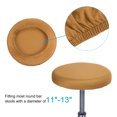 thumbnail image 3 of Cubierta de taburete de bar de 9.5" Uxcell, paquete de 4, cubierta de cojín para taburete de 11"-14" color beige, 3 of 7