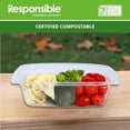 thumbnail image 3 of Compostable 24 oz Clear Hinged Deli Containers, 3 of 3