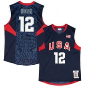 Men's Mitchell & Ness Chris Bosh Navy USA Basketball 2008 Authentic Player Jersey