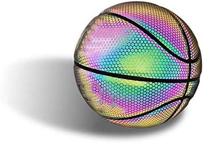 Reflective Glowing Holographic Luminous Basket Ball for Night Game