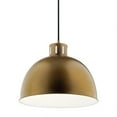 thumbnail image 5 of 1 Light Pendant 12.5 inches Tall By 15.75 inches Wide-Natural Brass Finish Bailey Street Home 147-Bel-4187516, 5 of 10
