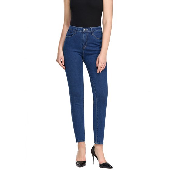 Women's High Waist Skinny Jeans