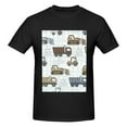 thumbnail image 4 of Bingfone Tractor And Dumper Men'S Loose Fit Short-Sleeve Pocket T-Shirt, 4 of 7