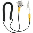 thumbnail image 1 of Cable de tierra antiestático, cable de electricidad estática antimaterial de PVC y PU con pinza de cocodrilo, 1 of 5