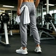 thumbnail image 6 of WAVSUF Men's Athletic Jogger Pants, Adjustable Drawstring Loose Fit Side Pockets Fall Sporty Pants Size S-3XL, 6 of 7