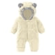 thumbnail image 2 of Traje de oso para bebé, leggings, ropa de lana de invierno para niñas y niños, mono con capucha, traje de nieve, abrigo para niños, 2 of 9