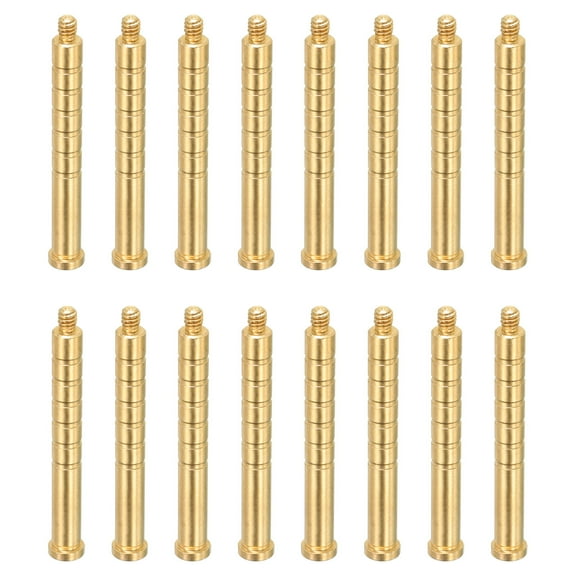 Uxcell 150 Grain Archery Arrow Brass Insert 16 Packs for 0.244" Carbon Arrows