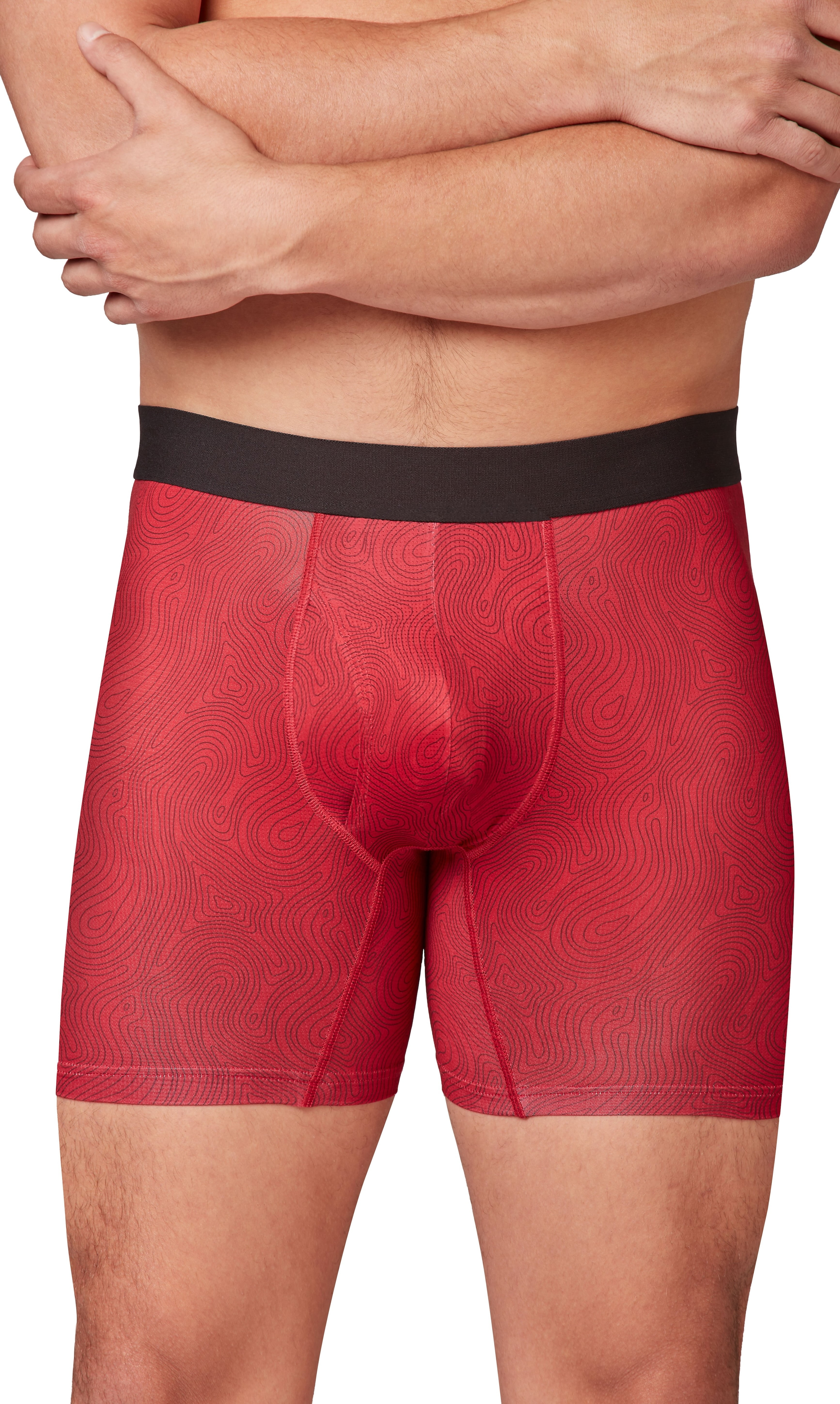 Athletic Works Men's Ultra Lite Mesh Boxer Brief, 6-Pack, Sizes S-3XL