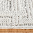 thumbnail image 6 of Gertmenian Malini Haley Cream Ivory Modern Geometric Tonal Polyester High-Low Indoor Area Rug, 6x9, 6 of 6