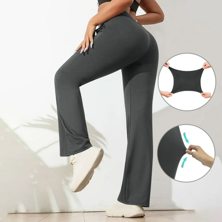 FNFYFH Yoga Pants for Women with Pockets High Waisted Tummy