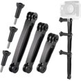 thumbnail image 1 of 3-in-1 Extension Arm Mount Kit, Aluminum Alloy Extension Arm, Pivot Extension Arm Compatible for GoPro Series, SJCAM and Other Action Cameras, 1 of 5