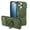 Armygreen, variant on Magcova for iPhone 18 Pro Case with 360 Spin Magnetic Stand Camera Slide Cover, Compatible with MagSafe, Heavy Duty Shockproof Rugged Cover,Dark Blue