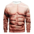 thumbnail image 1 of Sudaderas sin capucha para hombre, informales, con cuello redondo, estampados, de manga larga, blusas y camisas de manga larga con cuello redondo, blusas para hombre, 1 of 3