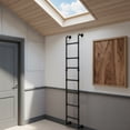 thumbnail image 5 of golytefs Heavy-duty Metal Ladder Wall Mounted Ladder Space-saving for Caravans Dormitory, 5 of 9