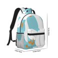 thumbnail image 2 of Yiaed Three White Geese Print School Backpack College Backpack Daypacks for Students High School Spacious and Durable Daypack for Work and Travel-One Size, 2 of 6