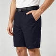 thumbnail image 4 of Clossjun Mens Slim Stretch Khaki Shorts Lightweight Quick Dry for Golf Dress Casual Work with Pockets(No Belt), 4 of 6