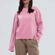 thumbnail image 2 of Sudadera con capucha larga,Suéter de punto holgado para mujer, top informal de manga larga y cuello redondo, mezcla de poliéster, suave y cómodo, para usar en casa, sopatenor, 2 of 9