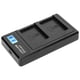 thumbnail image 5 of Cargador de batería portátil para cámara NB-10L Cargador doble con pantalla LCD, 5 of 15