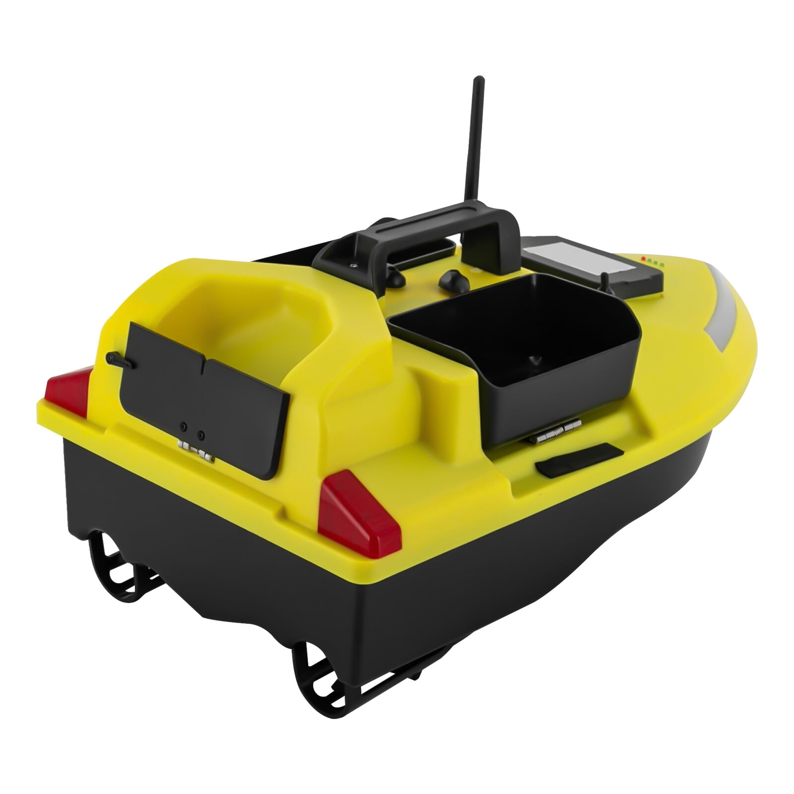 Fishing Bait Boat with GPS & BeiDou Positioning, 1640FT Long Range, 12000mAh Battery 4H Runtime, Dual Motors Cruise Control, Auto Return, 4.4LB Capacity RC Boat for Pond Lake