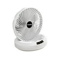 thumbnail image 1 of Ventilador de escritorio Perfecl ventilador plegable 4 velocidades oscilación automática 120° Blanco, 1 of 8