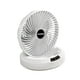 thumbnail image 1 of Ventilador de escritorio plegable, pequeño y silencioso, 4 velocidades y función de temporizador. Blanco, 1 of 9