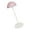 Pink, variant on Creative Plastic Wigs Stand with Adjustable Height Practical Wigs Holder for Easy Storage and Travel Convenience