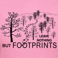 thumbnail image 3 of CafePress - Leave Nothing But Footprints Women's Dark T Shirt - Women's Traditional Fit Dark T-Shirt, 3 of 4