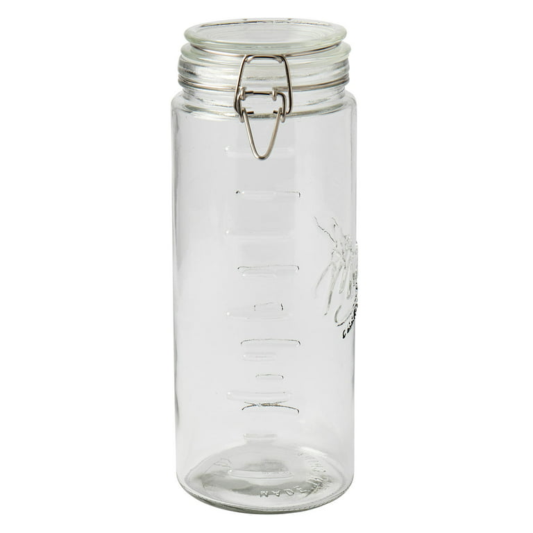 Mason Craft and More 156 oz. Glass Jar with Pop-Up Metal Lids - 20340036