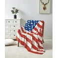 thumbnail image 3 of Faith, Hope, Love Home Décor Ultra Plush Oversized Throw Blanket (50" x 70") - American Flag, 3 of 5
